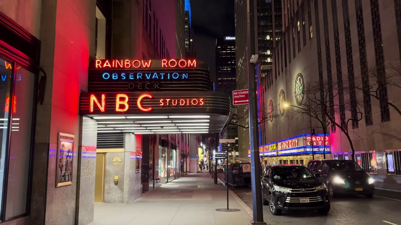 (4️⃣K) IRL - NYC Walk Tour Manhattan,Rockefeller Center 12/01/2026 ☺️
