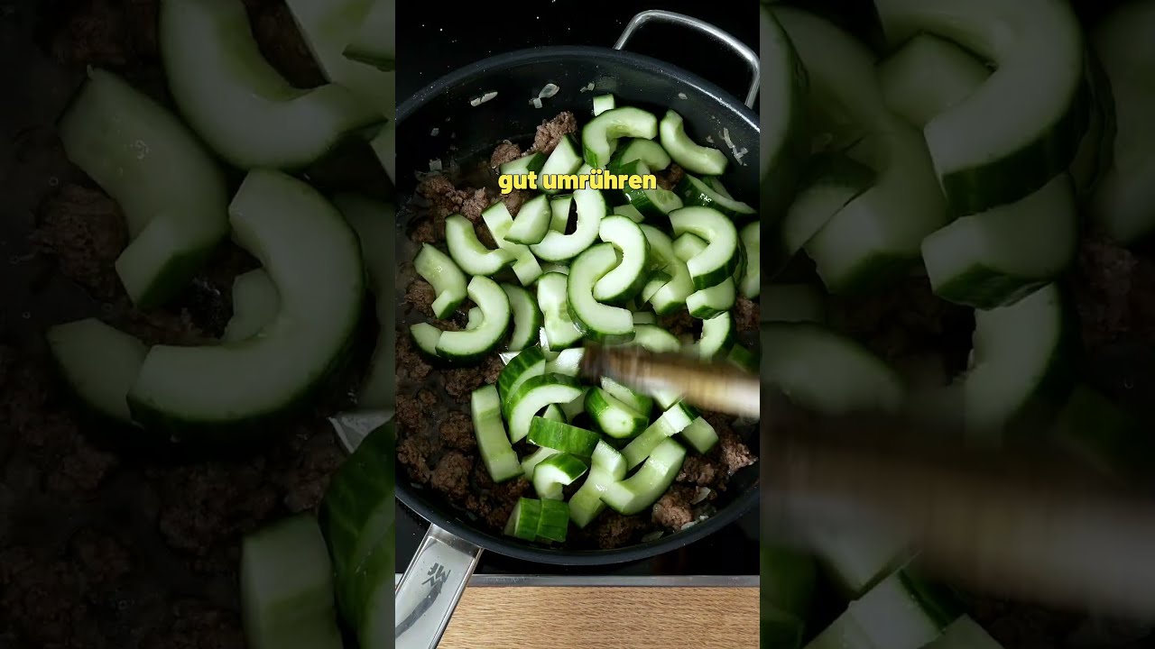 #Schmorgurke mit #Hackfleisch  #ichkocheheute #rezept #schnellesessen #food #recipe #lecker