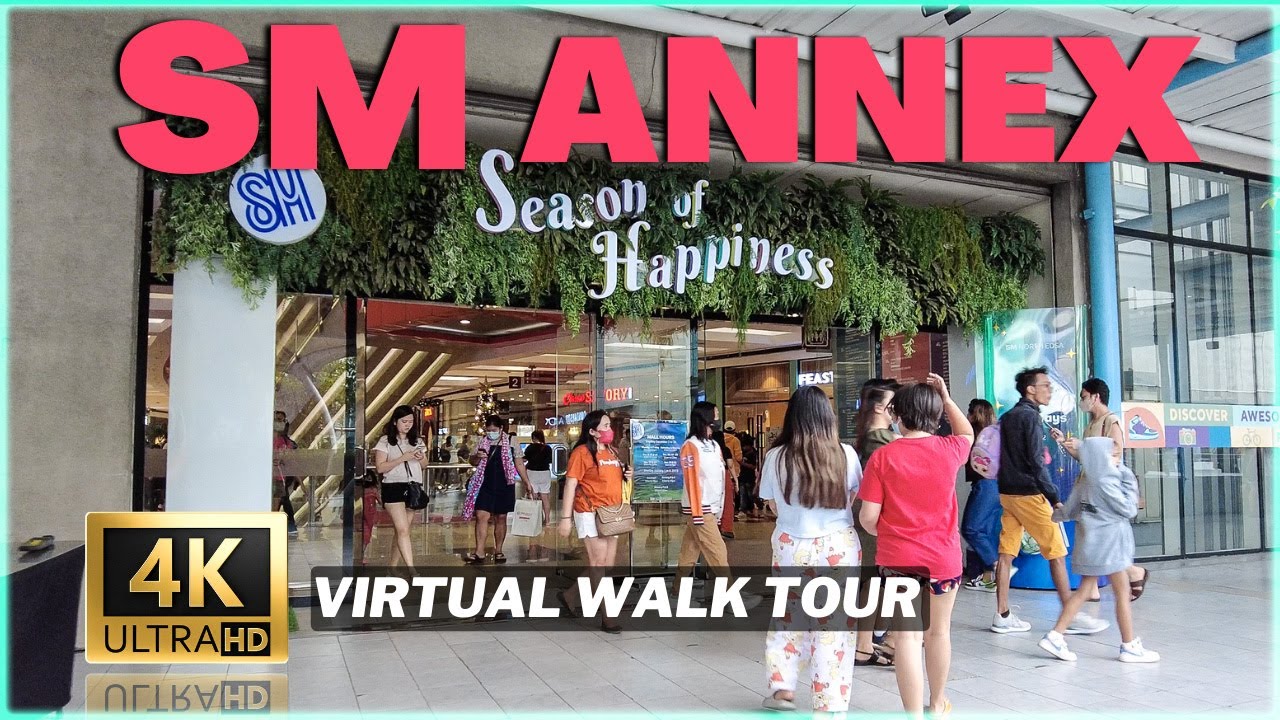 INSIDE SM NORTH ANNEX: A Real Life Weekend Mall Walking Tour in Quezon City, Philippines 4K 🇵🇭