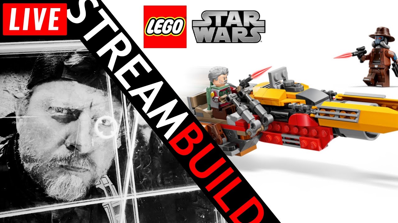 🔴 Building LEGO Star Wars Cobb Vanth's Speeder (75437) Live!