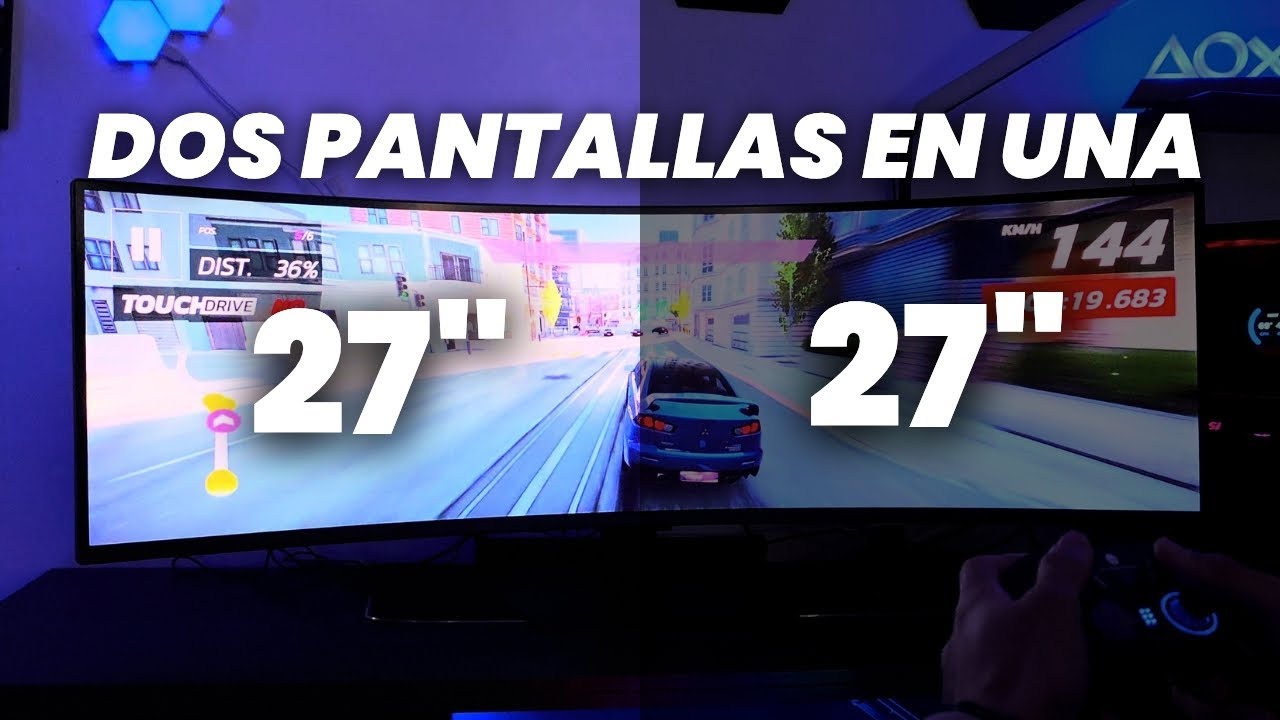 Odyssey G9 G91F - Dos Monitores de 27 pulgadas en UNO SOLO!!