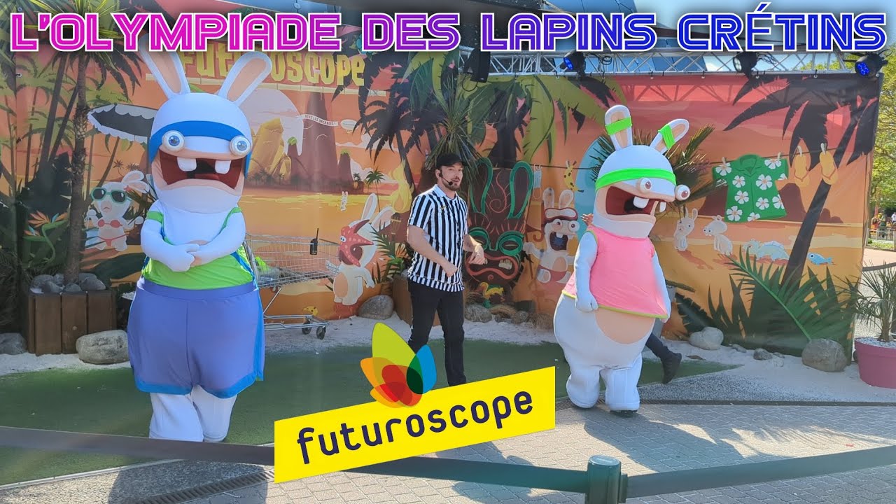 L'OLYMPIADE DES LAPINS CRÉTINS AU FUTUROSCOPE