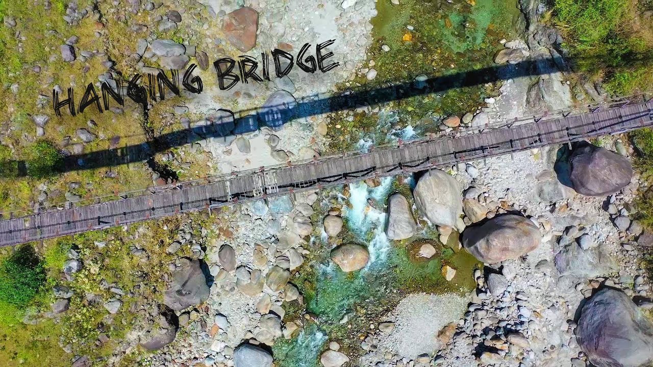 THE BROKEN HANGING BRIDGE - Gorubathan an Isolated rocky Island