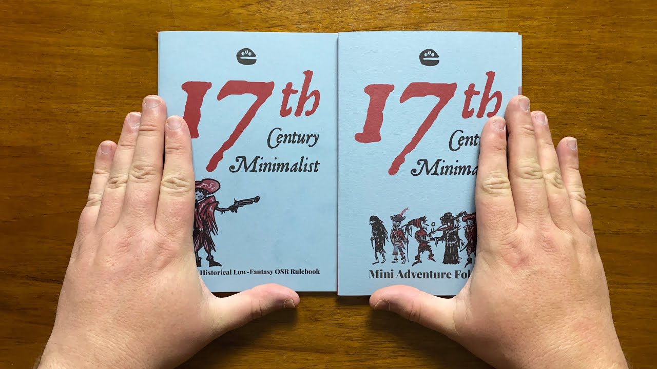 17th Century Minimalist & Mini Adventure Folder by Games Omnivorous