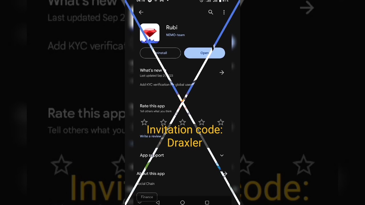Rubi network app mining referral code. Invitation code #rubi
