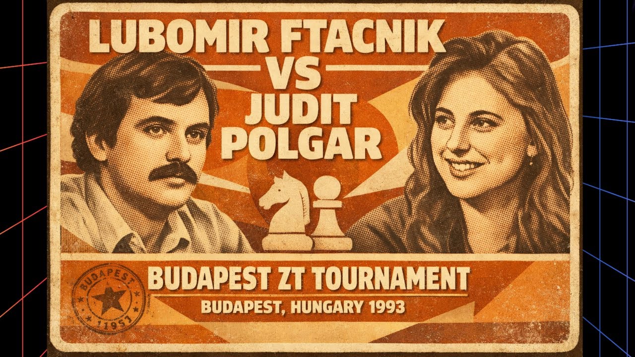 Lubomir Ftacnik vs Judit Polgar 📍 Budapest ZT 1993🏆 95-Move Victory by Polgar
