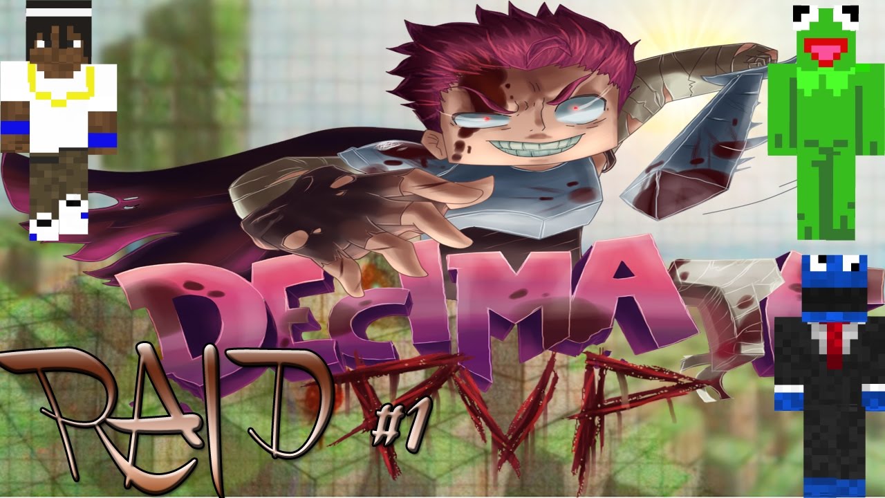 DecimatePvP Raid #1 - Split WoofHeadArmy - FactionsJayden -