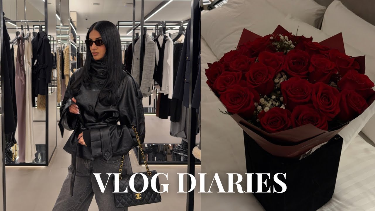 vlog diaries! bicester village shopping & valentines 