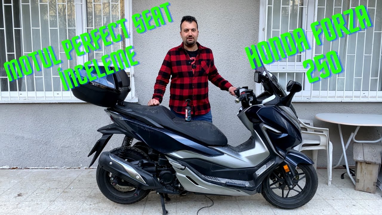Motul Perfect Seat İnceleme | Honda Forza 250 | Kırtışlı Selelerdeki &Ccedil;ıkmayan Lekelerde Etkili Mi?