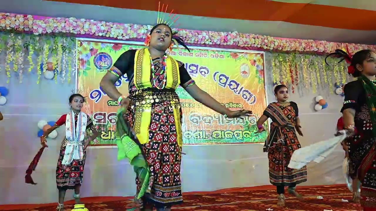 ସରସ୍ଵତୀ ଶିଶୁବିଦ୍ୟାମନ୍ଦିର ଧାନମଣ୍ଡଳ ର ଶିଶୁ ଭଉଣୀ ମାନଙ୍କର ସୁନ୍ଦର ପ୍ରଦର୍ଶନ.