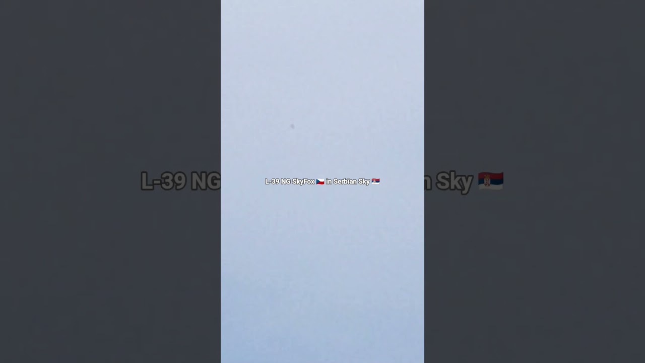 L-39 NG 🇨🇿 SkyFox in Serbian Sky 🇷🇸