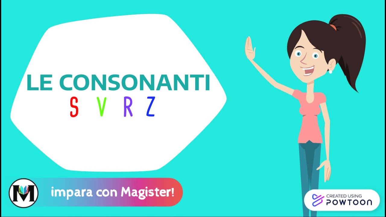 Le consonanti S V R Z | ITALIANO - Classe 1a