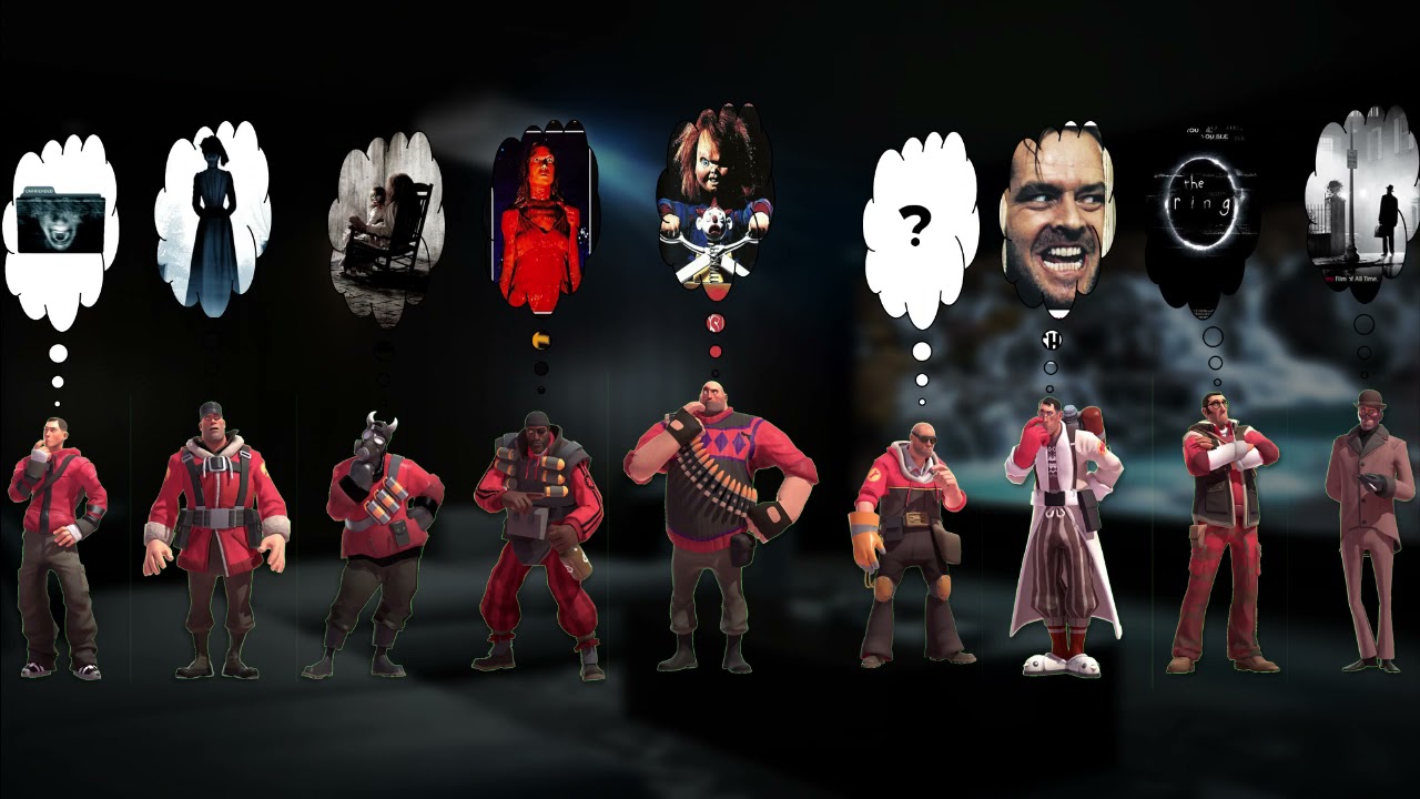 [15.ai/TF2] Предложения от Red Team на вечер фильмов ужасов (специальный просмотр в начале Хэллоу...