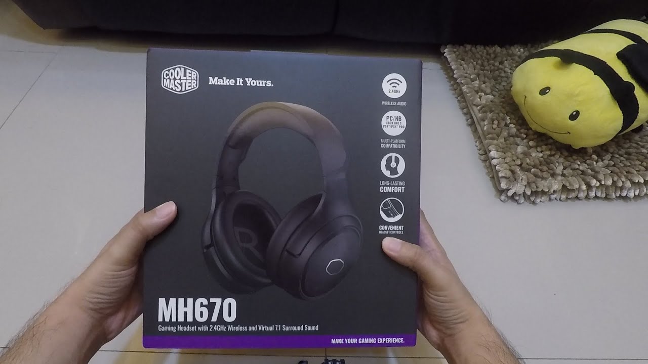 Cooler Master MH670 Gaming Headset Unboxing and Quick Impressions