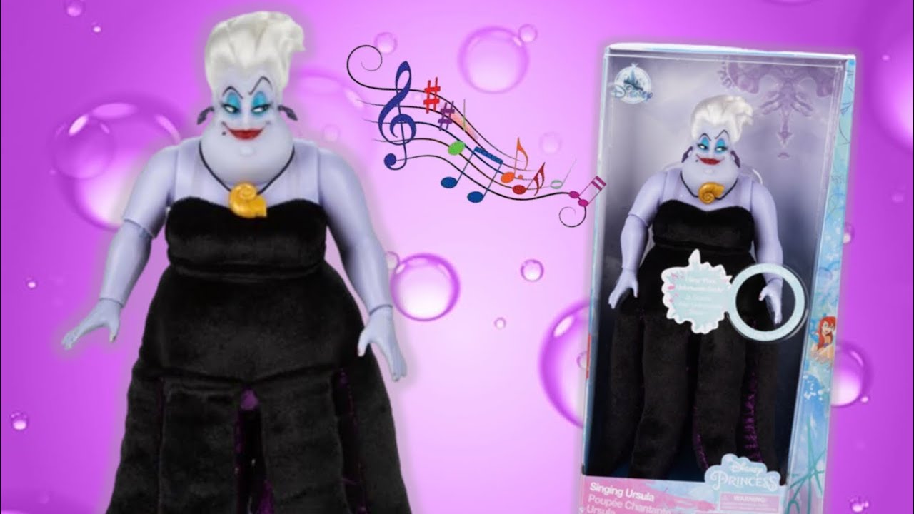 Урсула 💜🐙 Распаковка поющей куклы Disney Store 🎼