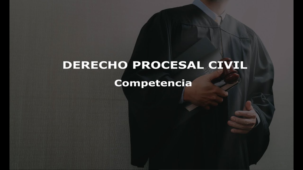 Competencia-Derecho Procesal Civil I - Clase gratis - Guatemala