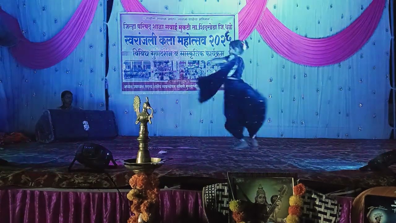@रिमिक्स लावणी#स्वरांजली कला महोत्सव(पर्व:2रे)2026 जि.प.शाळा सवाई मुकटी ता.शिंदखेडा जि. धुळे 