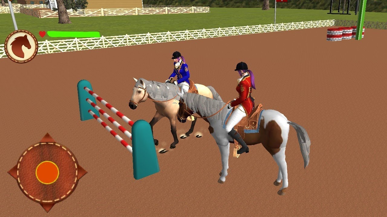 I rode a horse in Stable Horse Animal Care Games!