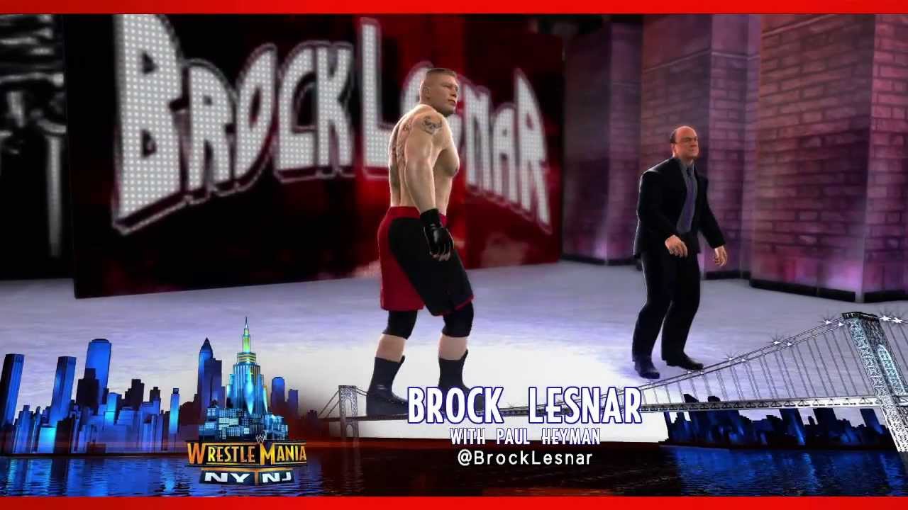 Brock Lesnar WWE 2K14 Entrance and Finisher (Official)