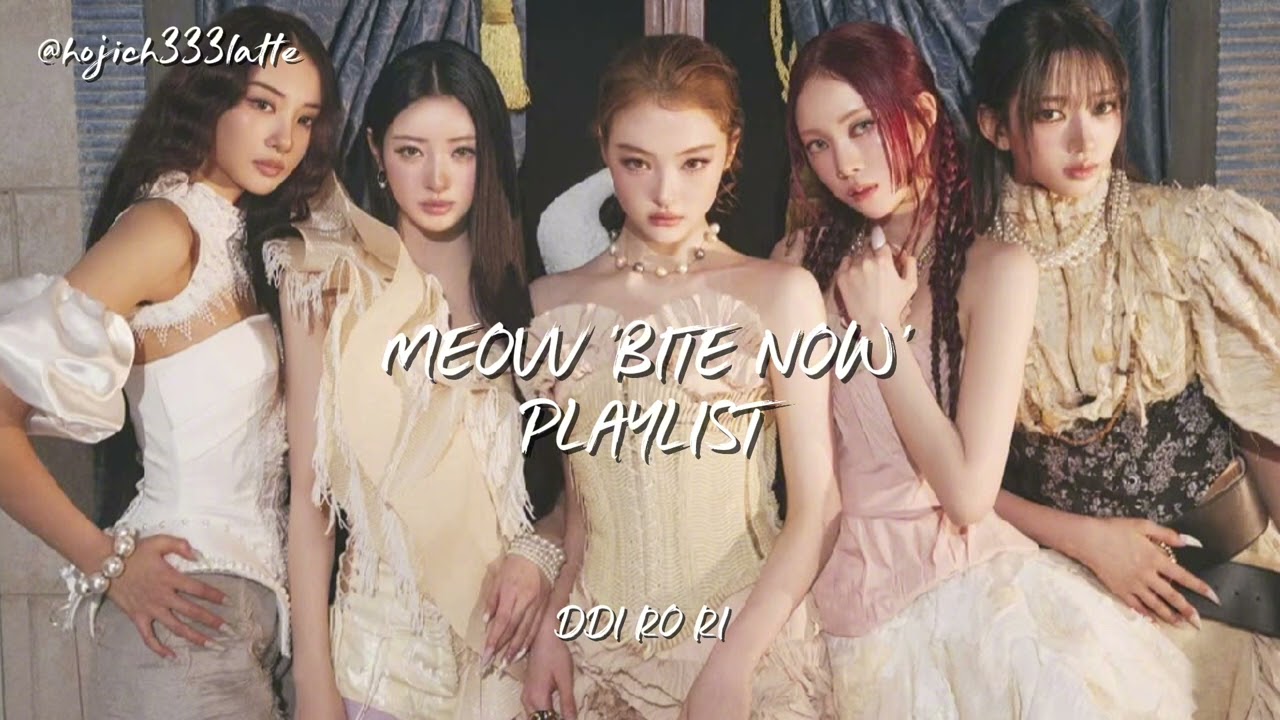 🐾 MEOVV &mdash; BITE NOW Playlist 💿 🖤  K-Pop Songs to Chill & Hype