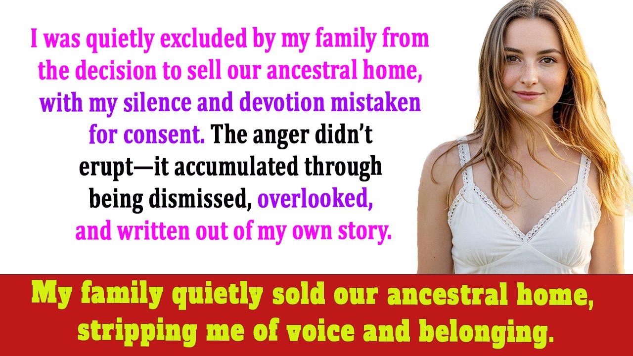 My Relatives Sold Our Ancestral Home Without Telling Me