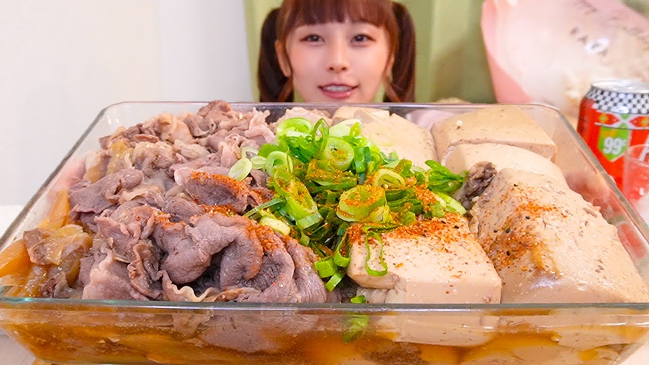【大食い】2日煮込んだ肉豆腐がおいしすぎた...