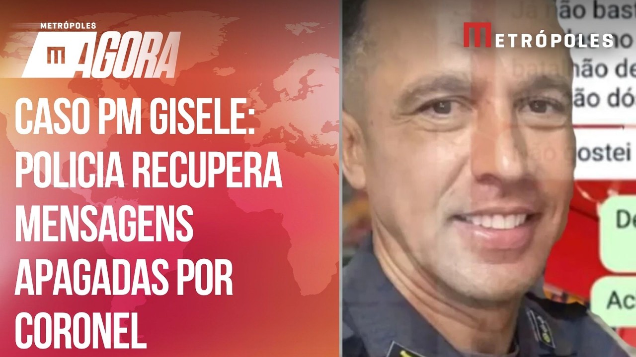 Per&iacute;cia recupera mensagens da PM Gisele apagadas por coronel