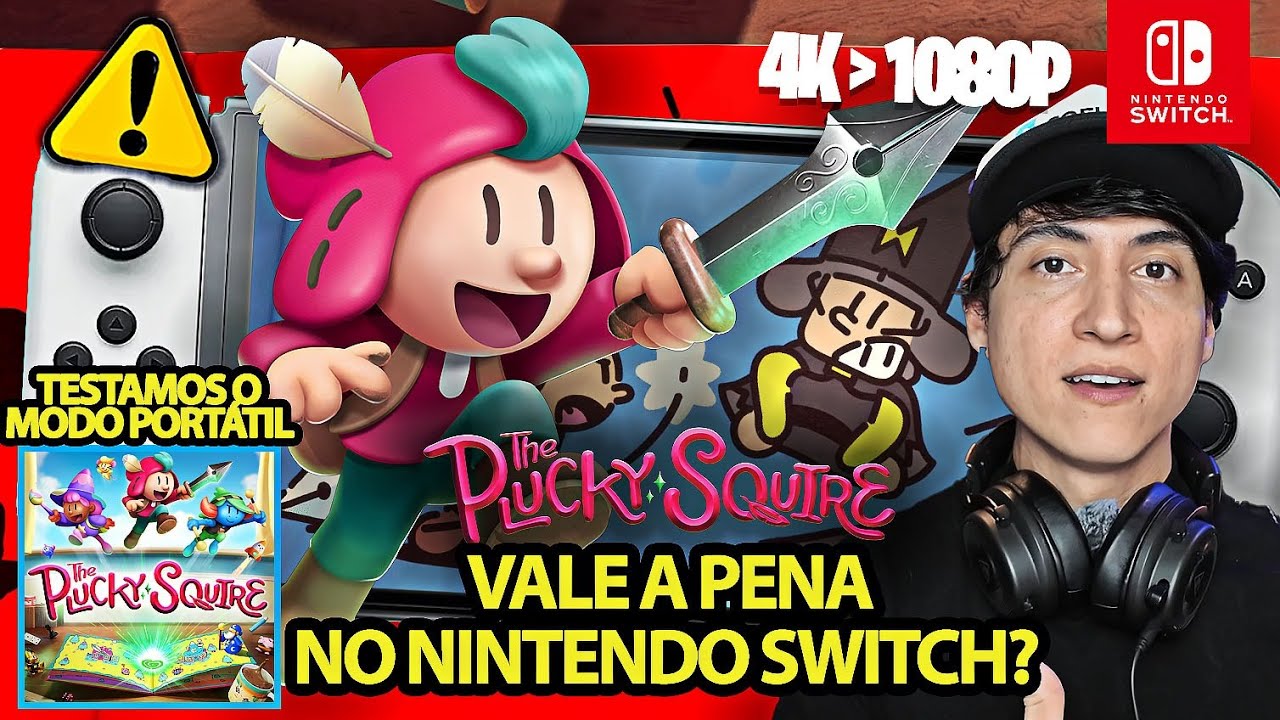 Como The Plucky Squire (Escudeiro Valente) está rodando no Nintendo Switch? | Gameplay Analítica