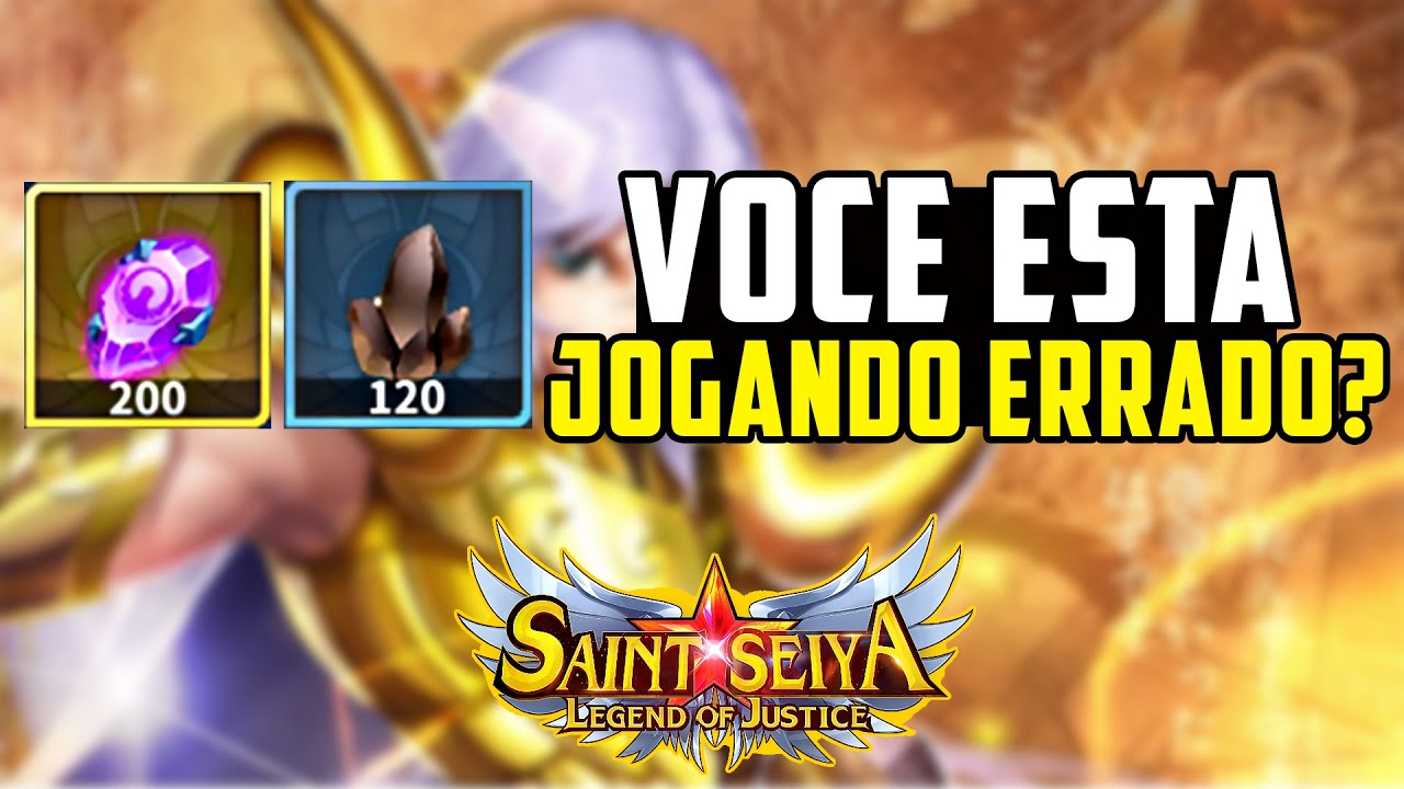 O que eu Faço Diariamente na conta + Dicas! -  Saint Seiya Lendas da Justiça
