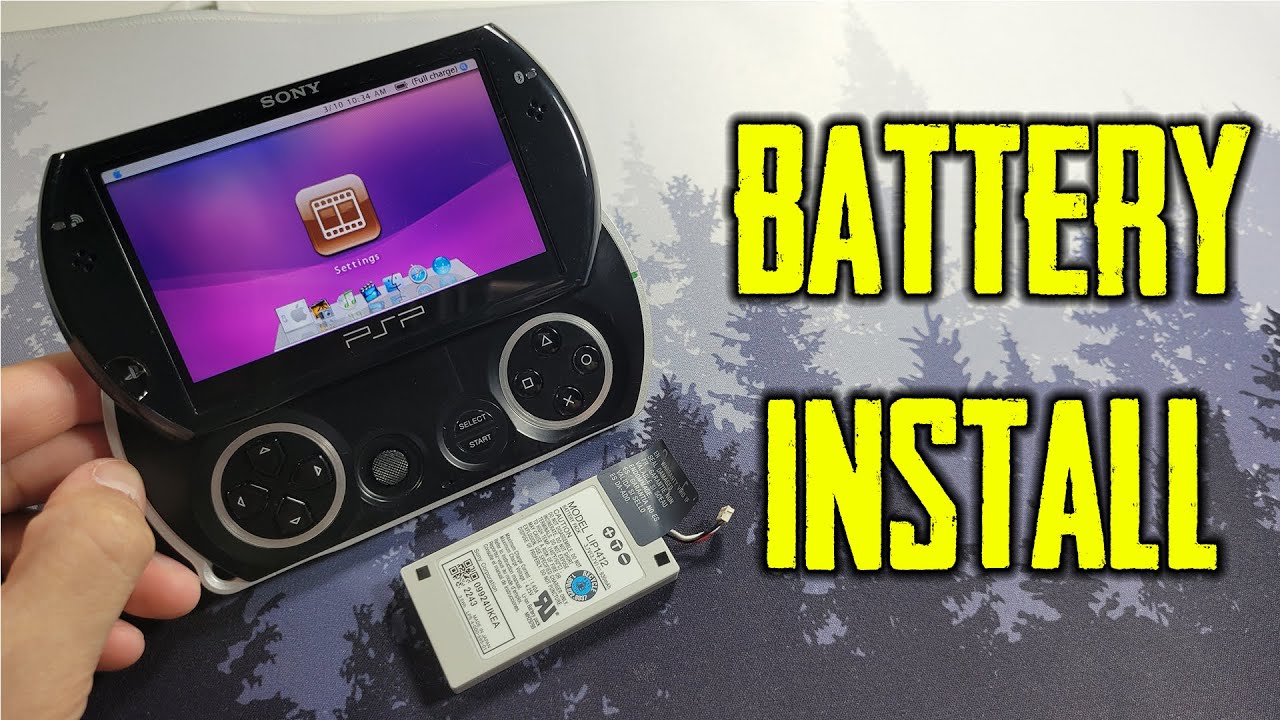 PSP Go Battery Replacement Tutorial Guide 2021 - EASY 5 Min. Install