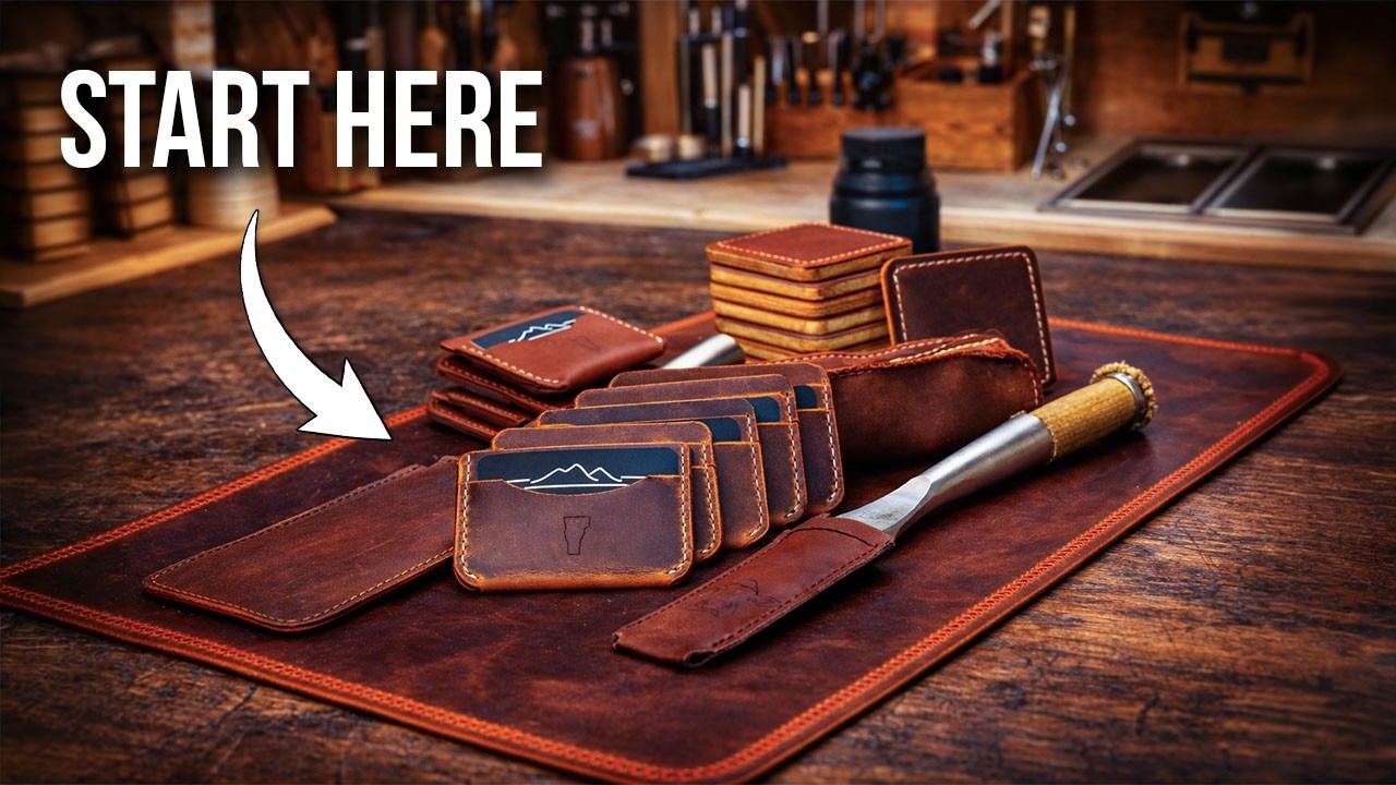 5 Leather Working Projects Anyone Can Make.