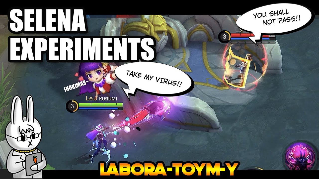 EXPERIMENTS WITH SELENA'S SKILLS - MOBILE LEGENDS LABORATOYMY - MLBB