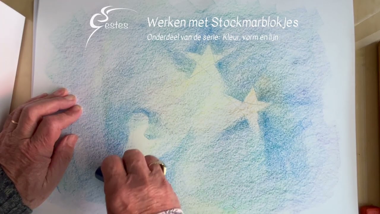 Drawing with Stockmar wax blocks - Stars