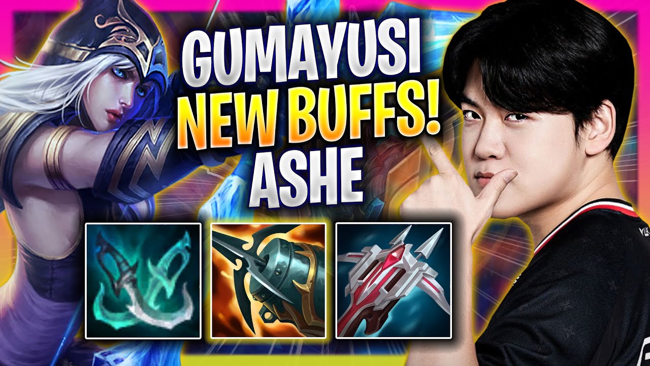 GUMAYUSI TRIES ASHE WITH NEW BUFFS! - T1 Gumayusi Plays Ashe ADC vs Corki! | Season 2025