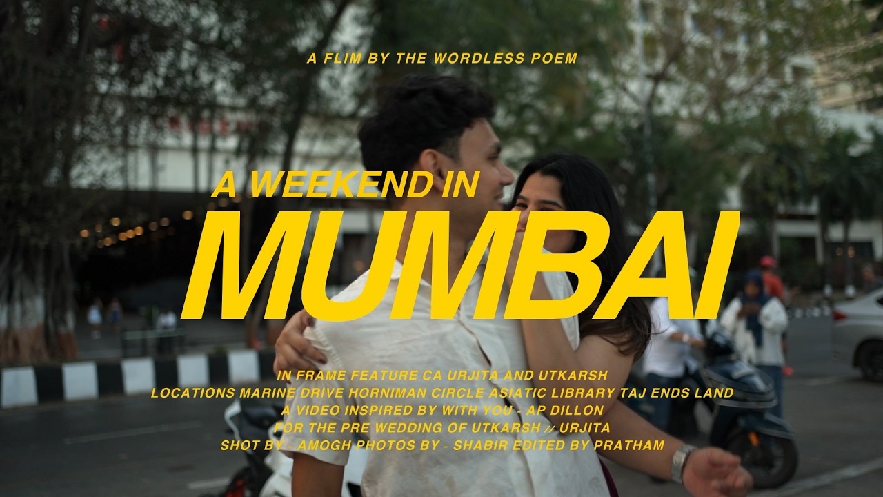 My Pre Wedding Shoot | Mumbai Heritage Meets Modern Luxury | Cinematic Love Story