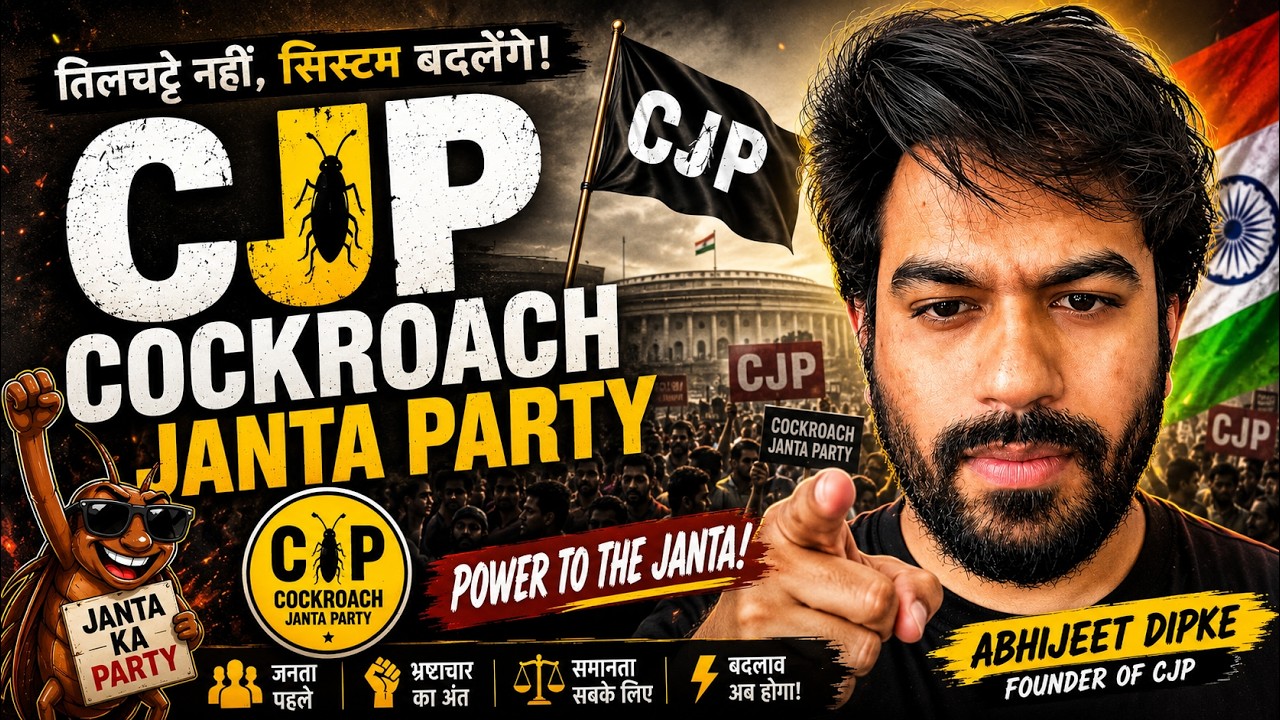 CJP Official National Song | Cockroach Janta Party | Most Trending Indian Music Video #indianinusa 