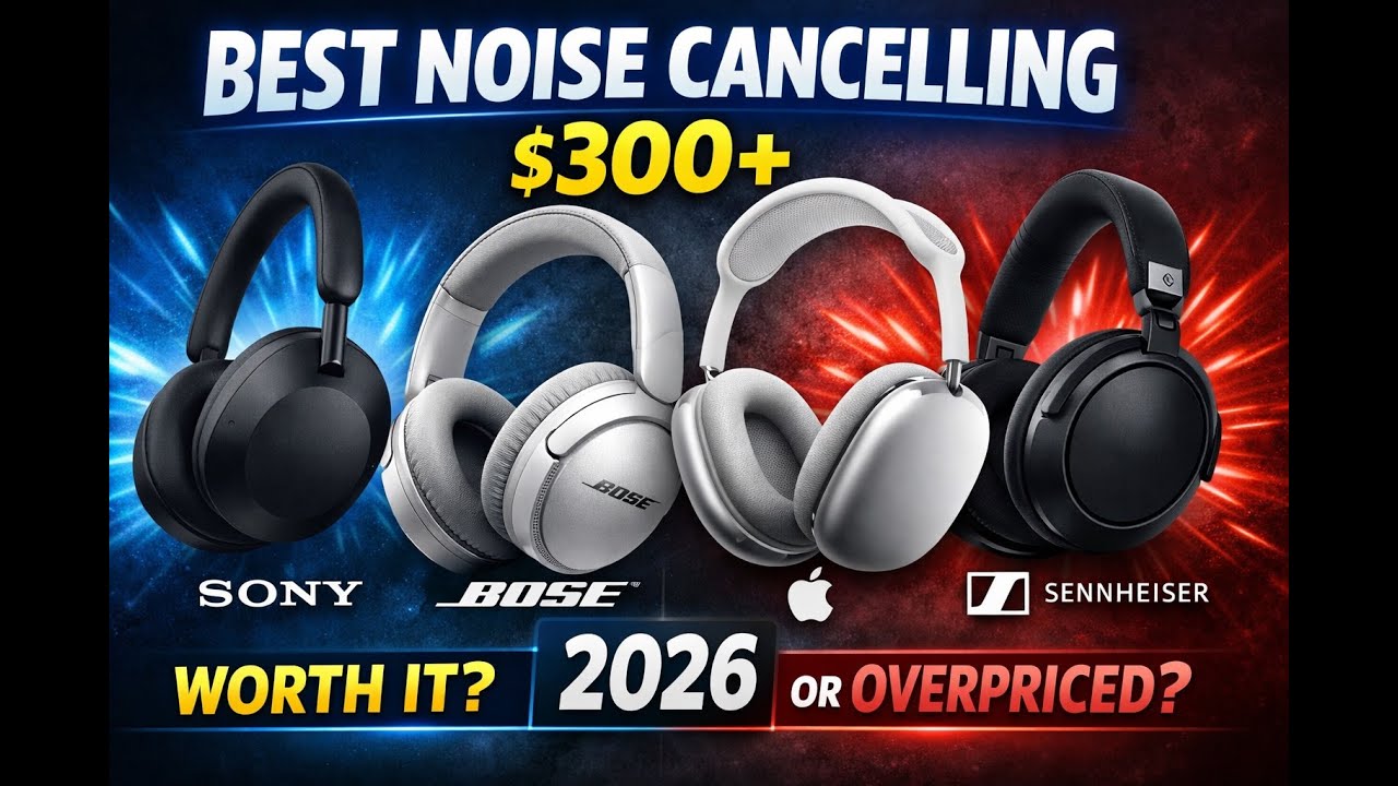 Best Noise Cancelling Headphones Over $300 (2026) – Worth It or Overpriced