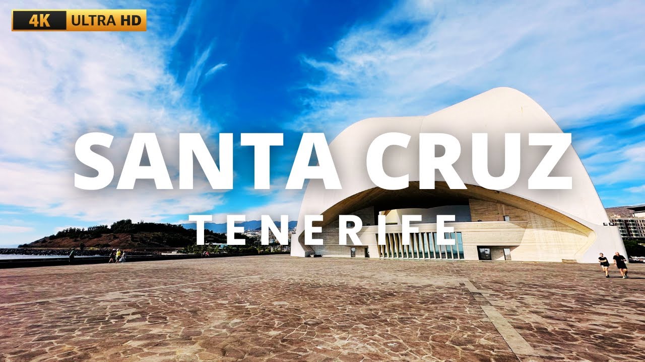 [4K] walk with me Tenerife, Santa Cruz Tenerife Walking Tour 🏖️ | relaxing music 🎶