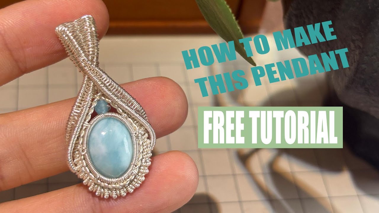 DIY Handmade Cross-Design Pendant Tutorial | Advanced Wire-Wrapping Jewelry Step-by-Step