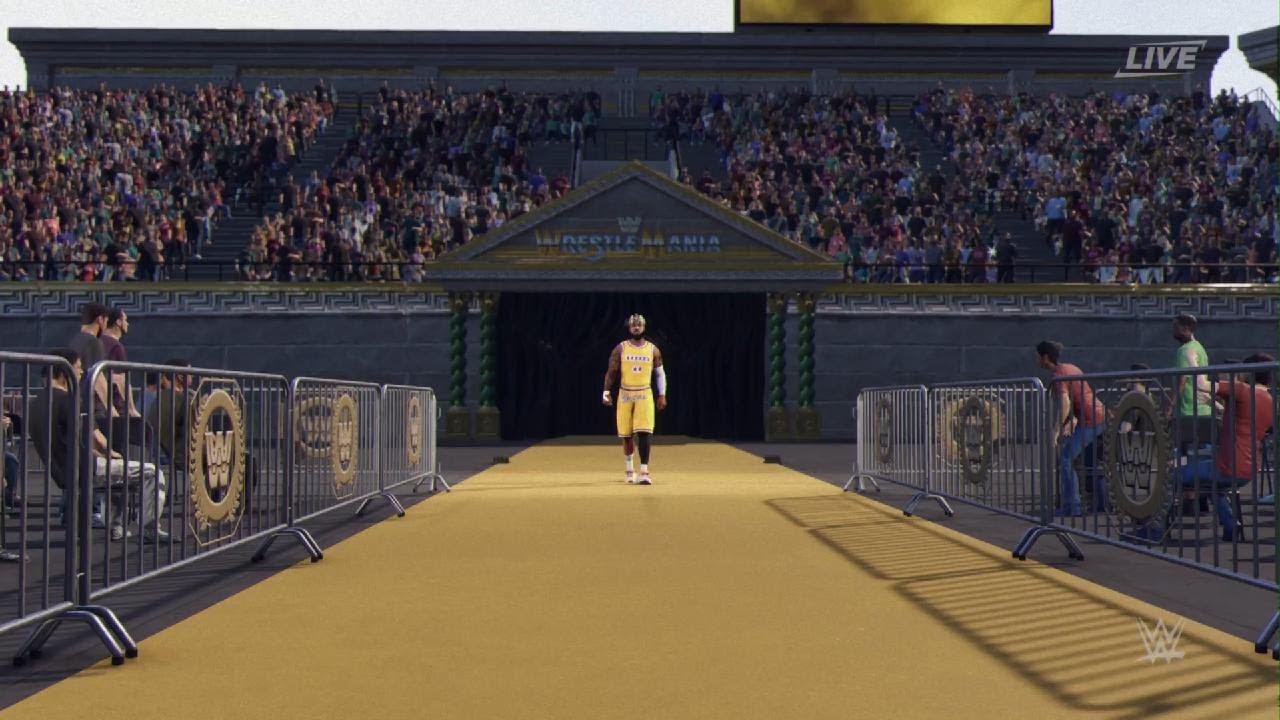 WWE 2K25 Eddie Vs Lebron Jame Hell In A Cell