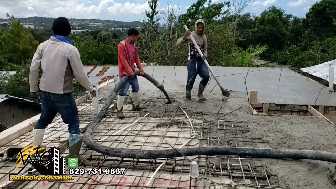 Como vaciar plato con Hormigón