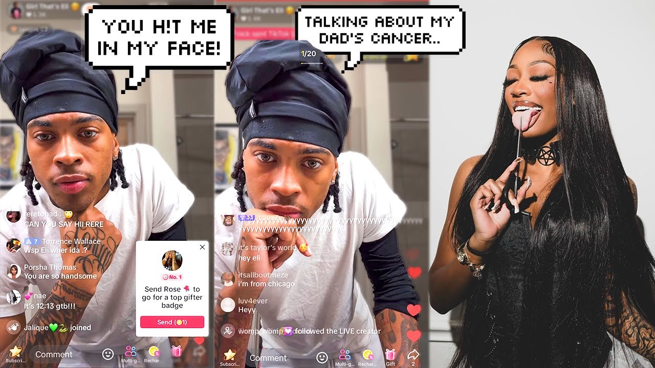ELI ON IG LIVE STATING “IDA YOU H!T ME IN MY FACE”💔CALLED ME A 🌈TALKED ABOUT MY DAD CANCER🤬