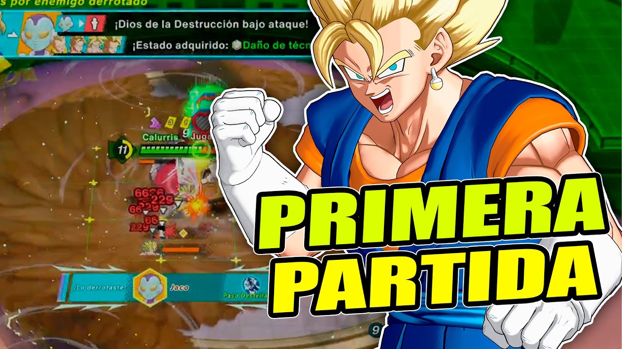 Mi PRIMERA PARTIDA con SUPER VEGITO en Dragon Ball Gekishin Squadra Gameplay