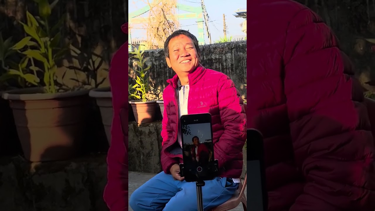 निवर्तमान मेयर हर्क साम्पाङ ज्यूको राजीनामा पछिको पहिलो पत्रकार सम्मेलन। खानेपानी को हिसाब किताब 