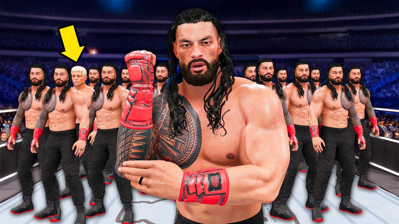 I Cloned Wrestlers & Put Them In A Royal Rumble..