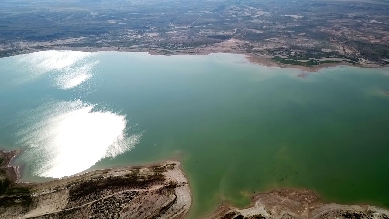 droneando embalse de la loteta
