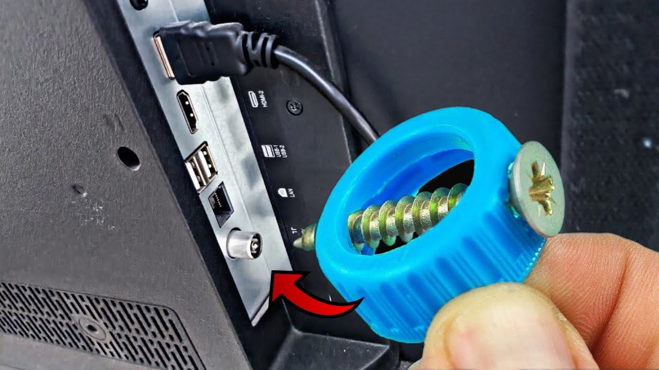 Don't have a strong antenna at home?! No problem - a plastic bottle cap will solve your problem!