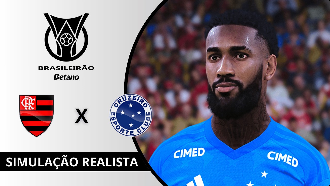 Flamengo vs Cruzeiro | Brasileirão 2026 | Rodada 5 | Gerson x Flamengo |  Simulação Realista PES21