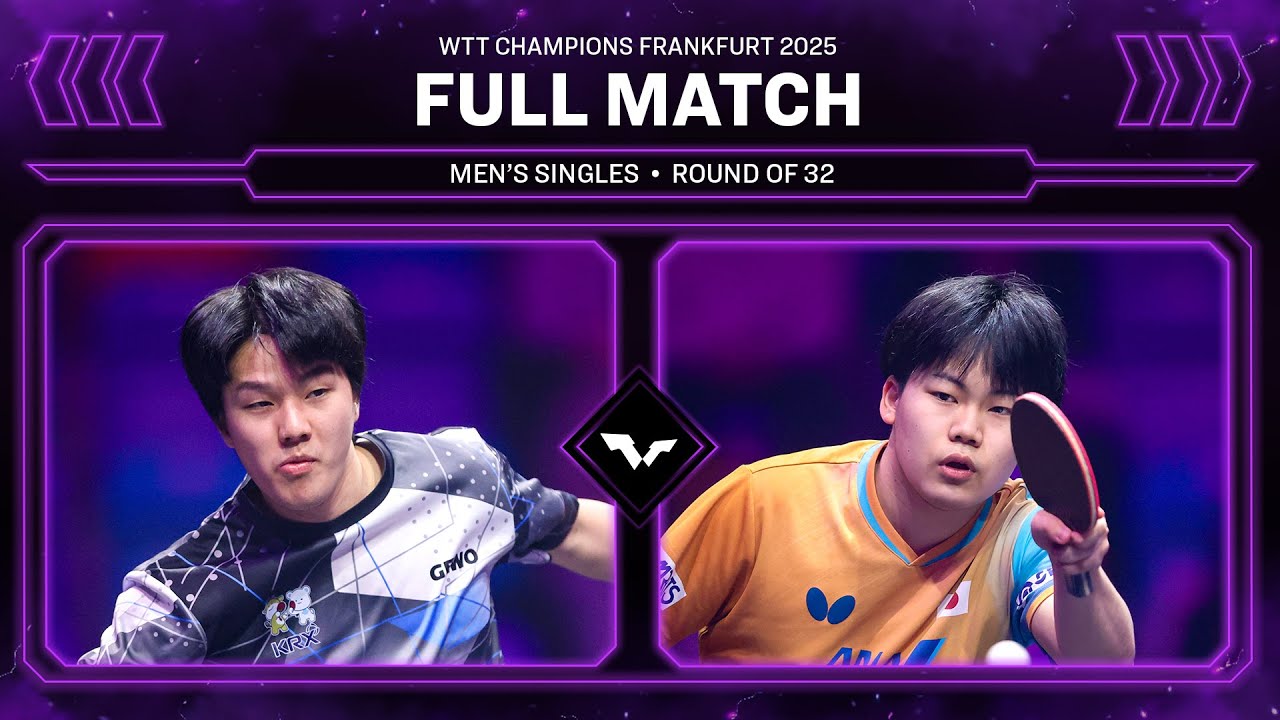 FULL MATCH | An Jaehyun vs Sora Matsushima  | MS R32 | #WTTFrankfurt 2025