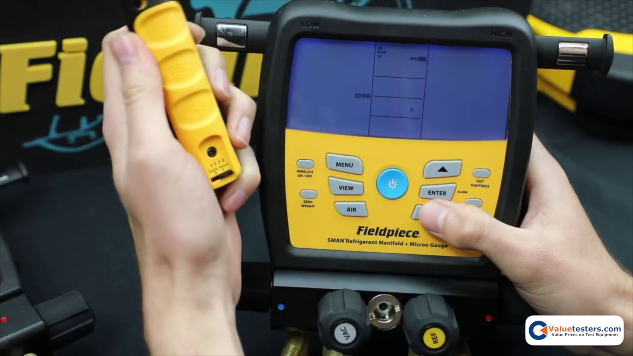 How to Connect or Sync Job Link Tools and Wireless Probes to Fieldpiece SMAN Digital Manifold SM480V